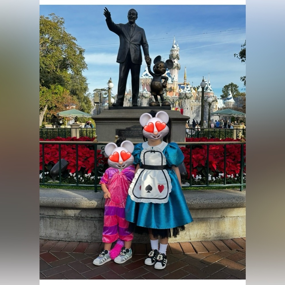 Sibling Halloween Costumes- Alice and Cheshire